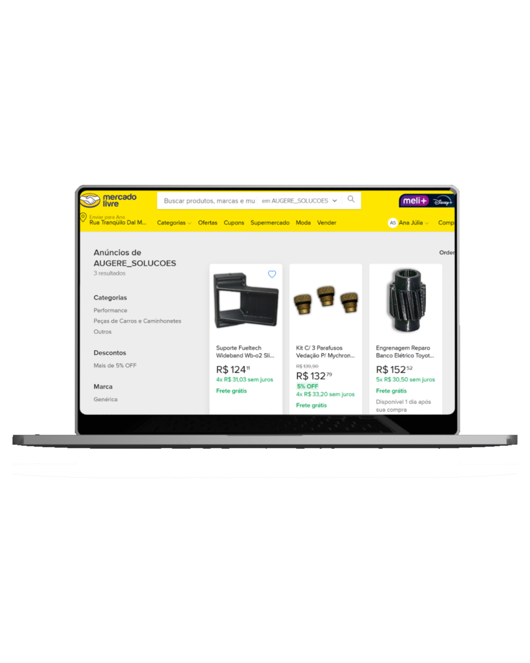 Produtos Augere no Mercado Livre